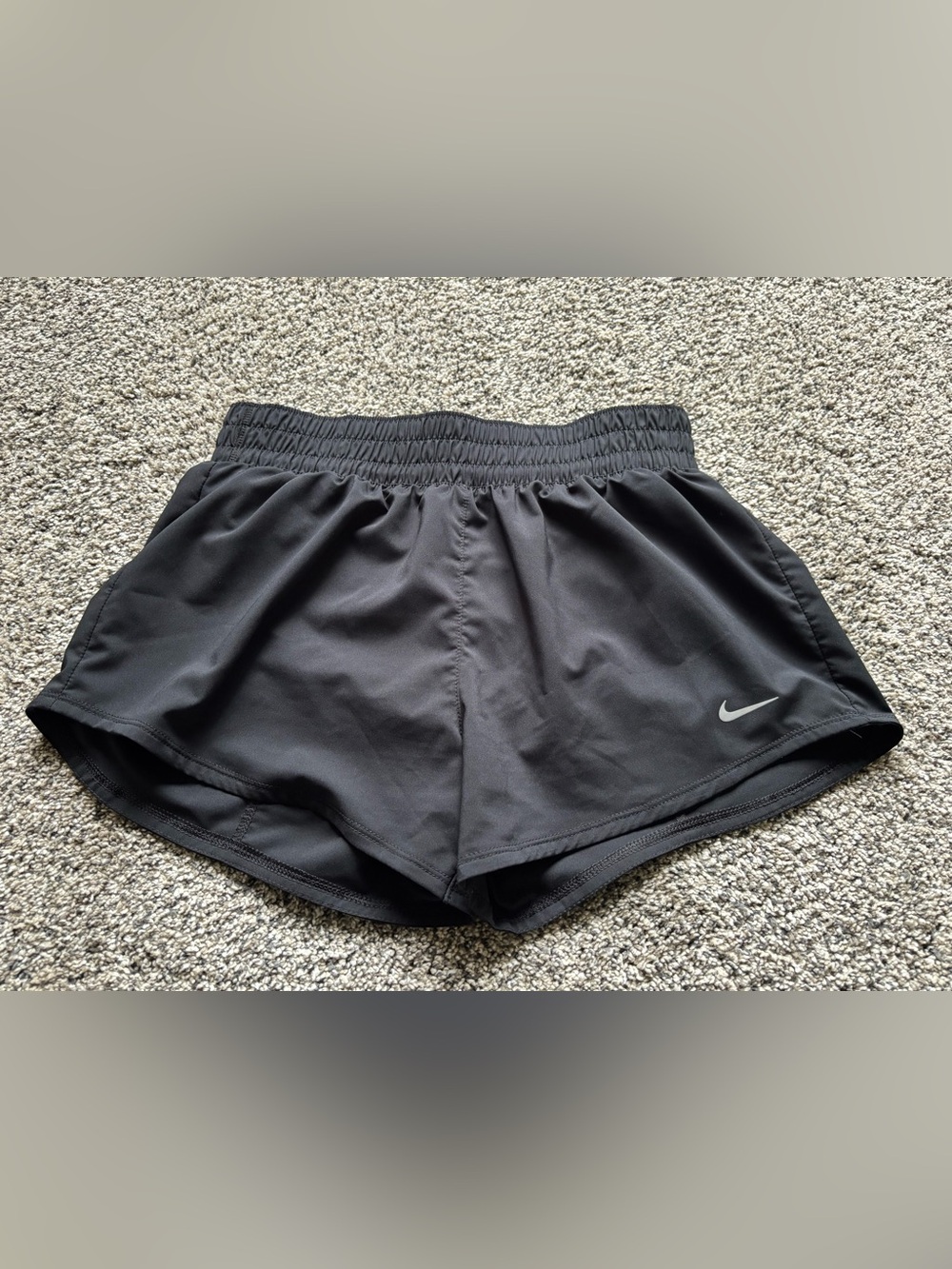 Nike One Dri-Fit Mid Rise 3" Brief-Lined Shorts Sz S